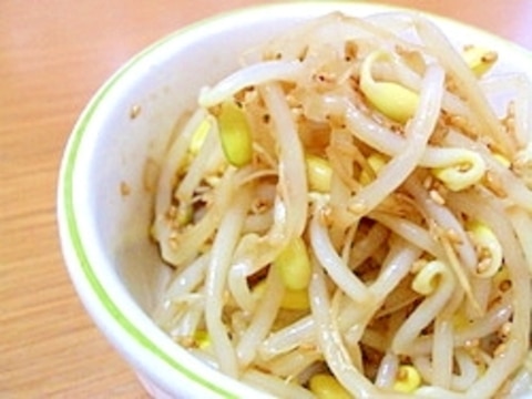 噛む噛む!大豆もやしのごまナムル